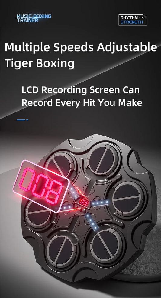 Smart music boxing machine helps children be active