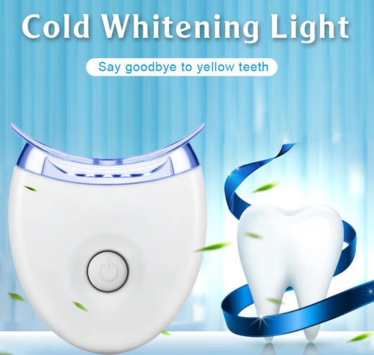 1PC Teeth Whitening Blue Light Bleaching Accelerator Portable Oral Care Home Use Mini Cold Light Dental Whitening Instrument