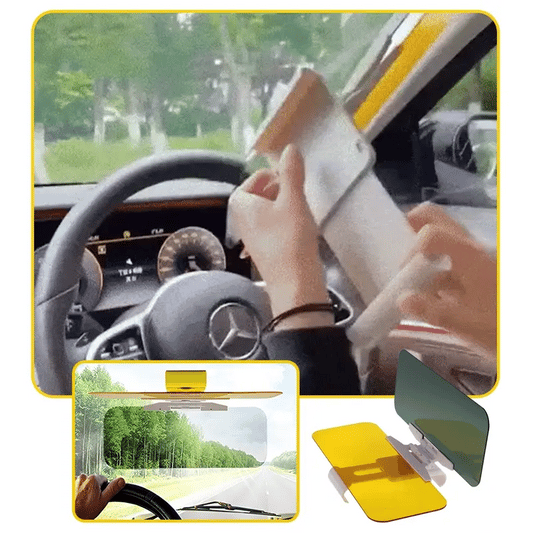 Night Vision Car Visor 2 In 1 Anti-Glares Sun Visor For Driving Anti-Dazzles Shield Windshield Visor For Eye Protection